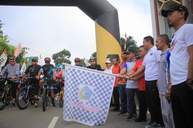 Sambut HUT Kotamobagu ke-16. Pemkot Gelar Fun Bike dan Run Bike