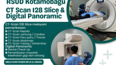 Tunjang Pelayanan Kesehatan, RSUD Kotamobagu Buka Layanan CT-Scan dan Digital Panoramic
