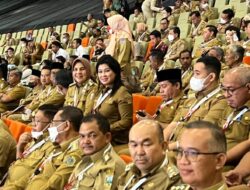 Wali Kota Tatong Bara Hadiri Rakornas Dibuka Presiden Jokowi