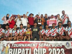 Limi Mokodompit Resmi Tutup Tournament Bupati Cup