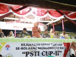 Kejuaraan Sepak Takraw PSTI Cup II Kotamobagu 2023 Secara Resmi Ditutup Walikota Tatong