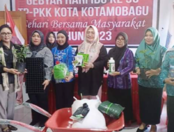 Peringati Hari Ibu Ke-95 Tahun TP PKK Kotamobagu Roadshow Kegiatan Sehari Bersama Masyarakat