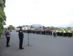 Pj Wali Kota Pimpin Apel Pengamanan Malam Takbir dan Hari Raya Idul Fitri