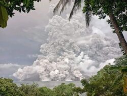 Pemkot Kotamobagu Minta Warga Waspada Abu Vulkanik Gunung Ruang