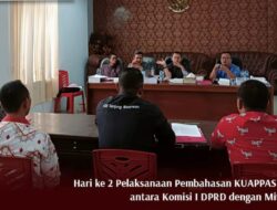 DPRD Bolsel Bahas KUA PPAS 2025 bersama Dinas terkait