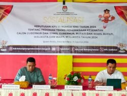 KPU Bolsel Gelar Sosialiasi Keputusan KPU RI Nomor 1090 Tahun 2024