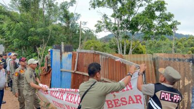 Penertiban Tambang Ilegal di HPT Desa Dumagin, Bolsel: Pemerintah Tegakkan Aturan