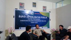 Gelar Rapat Keterlibatan Publik, Kakan BPN Bolsel Bahas Capaian Program 2024