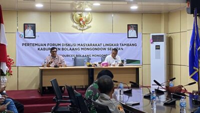 Forum Diskusi Masyarakat Lingkar Tambang JRBM di Bolsel Kembali Bergulir