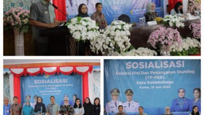 Wali Kota Kotamobagu Buka Sosialisasi Deteksi Dini dan Penanganan Stunting