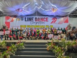 Wali Kota dan Wakil Wali Kota Kotamobagu Hadiri Malam Puncak Line Dance Competition HUT Bhayangkara ke-79