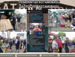 Satpol PP Kotamobagu Tetap Jaga Ketertiban Umum Meski Akhir Pekan