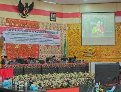 Wali Kota dan Wawali Kotamobagu Hadiri Rapat Paripurna Istimewa DPRD, Dengarkan Pidato Presiden