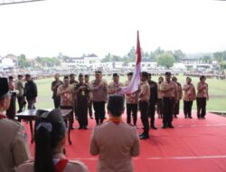 Hari Pramuka ke-64, Wali Kota Weny Gaib Resmi Dikukuhkan sebagai Ketua Mabicab