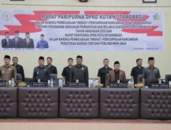Hadiri Rapat Paripurna DPRD Kotamobagu, Wali Kota Weny Gaib Sebut Ranperda Perlindungan Anak Adalah Langkah Startegis