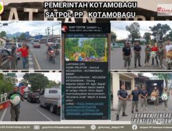 Satpol PP Kotamobagu Amankan Badut di Bawah Umur di Lampu Merah Molinow