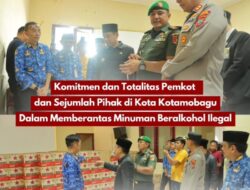 Langkah Pemkot Kotamobagu dalam Memberantas Miras Ilegal Tuai Apresiasi dari Tokoh Pemuda