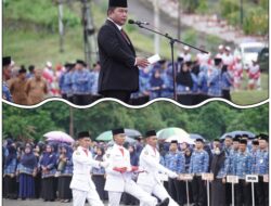Wabup Bolsel Deddy Pimpin Upacara Peringatan Hari Pahlawan 2025 Sekaligus Pelepasan Kontingen ke Porprov Sulut 2025