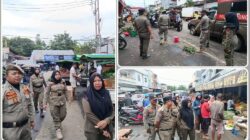 Satpol PP Kotamobagu Gencarkan Himbauan Tertib Jualan di Kawasan Pasar 23 Maret