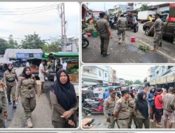 Satpol PP Kotamobagu Gencarkan Himbauan Tertib Jualan di Kawasan Pasar 23 Maret