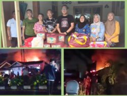 Pemkota Kotamobagu Salurkan Bantuan Kepada Warga Kotobangon yang Terkena Bencana Kebakaran