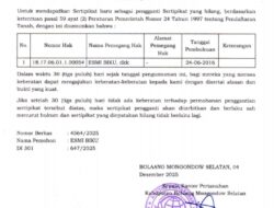 Pengumuman Kehilangan Sertifikat Tanah