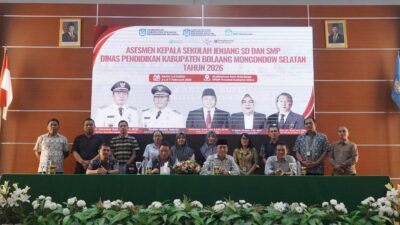 Tutup Asesmen Kepsek se-Bolsel, Bupati Tegaskan Inovasi Serta Jaga Sinergi Pendidikan