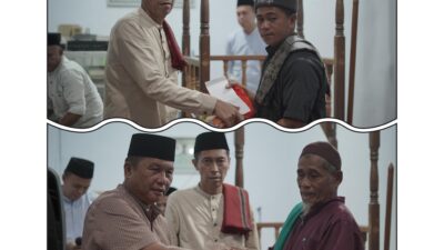 Rombongan Pemkab Bolsel Gelar Safari Ramadhan di Kecamatan Pintim