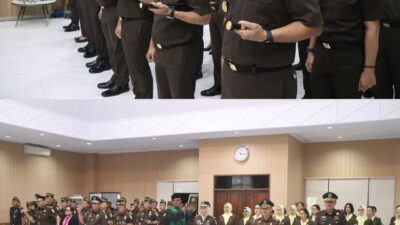 Kajati Sulut Lantik Sejumlah Pejabat, Termasuk Kajari Kotamobagu yang Baru