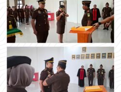 Kajari Kotamobagu Lantik Dua Pejabat, Tekankan Profesionalisme dan Integritas