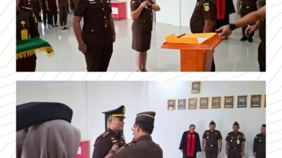 Kajari Kotamobagu Lantik Dua Pejabat, Tekankan Profesionalisme dan Integritas