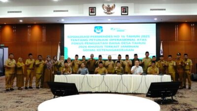 Bupati Iskandar Tekankan Dana Desa 2026 Fokus Perlindungan Sosial pada Masyarakat Miskin melalui BPJS Ketenagakerjaan