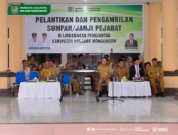 Pemkab Bolmong Gelar Pelantikan dan Mutasi Pejabat Fungsional, Fokus Tingkatkan Pelayanan Kesehatan