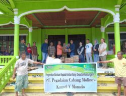 Pegadaian Cabang Molinow Salurkan Bantuan Sembako untuk Korban Banjir Bandang di Solimandungan II