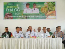 Bertemu Langsung Dengan Petani, Bupati Bolmong Yusra Alhabsyi Turun ke Pelosok Desa