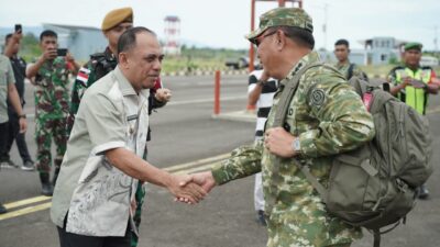 Pemkab Bolmong Sambut Kunker Asops Panglima TNI, Letjen TNI Bobby Rinal Makmun
