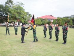 Wabup Dony Lumenta Lepas 350 Prajurit Yonarmed 19/Bogani Jalankan Misi Pengamanan Perbatasan RI-Malaysia