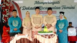 Peringati 10 Tahun Kecamatan Tomini, Bupati Iskandar Ajak Masyarakat Jaga Kerukunan