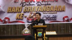 Wabup Dony Lumenta Hadiri Syukuran Hari Bhayangkara ke-80 di Mapolres Bolmong