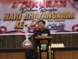 Wabup Dony Lumenta Hadiri Syukuran Hari Bhayangkara ke-80 di Mapolres Bolmong