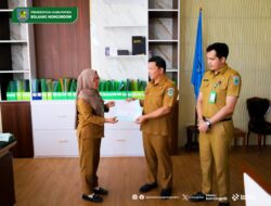 Wabup Dony Lumenta Serahkan SK Plt Kasubbag Kepegawaian Dishub dan Kepala UPTD Puskesmas Inobonto