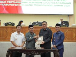 DPRD Bolmong Tetapkan Ranperda LPJ APBD Tahun Anggaran 2025