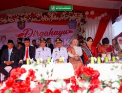 HUT ke-81 RI di Mopuya, Bupati Yusra Alhabsyi Kobarkan Semangat Persatuan dan Nasionalisme Bolmong