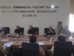 Komisi III DPRD Gelar RDP Bersama Dinas Pendidikan dan BKPP Bolmong