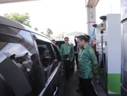 Wali Kota dan Forkopimda Pantau SPBU, Antrean BBM di Kotamobagu Mulai Normal