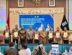 Wali Kota Weny Gaib Teken Kerja Sama Replikasi SISGITA dengan Pemkot Tangerang Selatan
