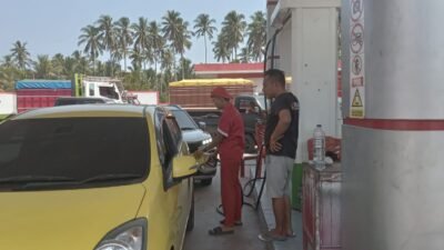 Stok Pertalite dan Solar Masing-Masing 8.000 Liter, Begini Aktivitas SPBU Tadoy Hari Ini