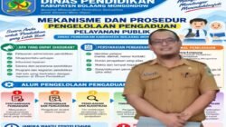 Dinas Pendidikan Bolmong Sediakan Kanal Pengaduan Pelayanan Publik
