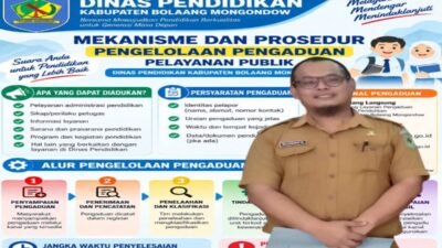 Dinas Pendidikan Bolmong Sediakan Kanal Pengaduan Pelayanan Publik