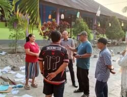 Kadis Pendidikan Bolmong Tinjau Kondisi SMP Satap Matayangan Pascakebakaran